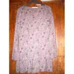 Robe tons marron / noir taille 40