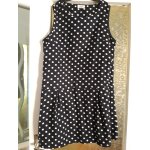 Robe molly bracken noire  pois blancs sans manches tu neuve