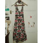 Robe multicolore 34 xs vero moda vintage ann�es 90.