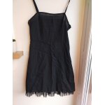 Robe naf naf noire bretelles dentelle t42