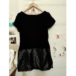 Robe noire / argent�e 38 m naf naf.