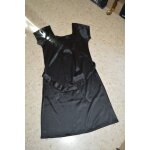 Robe noire aspect satin Robe noire aspect satin