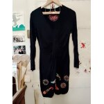 Robe noire bas motifs colors 38 m desigual.