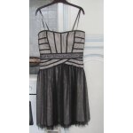 Robe noire et beige alain manoukian Robe noire et beige alain manoukian