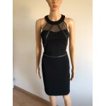 Robe noire et brillante sans manches morgan taille 36 tbe Robe noire et brillante sans manches morgan taille 36 tbe