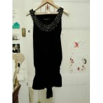 Robe noire col argent� 36 s kiabi woman.