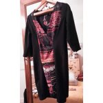 Robe noire col crois milieu color 42 xl desigual.