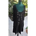 Neuve robe noire ddp avec superposition tenue par 1 série de sympas petits boutons. taille Étiquetèe:l ... Neuve robe noire ddp avec superposition tenue par 1 série de sympas petits boutons. taille Étiquetèe:l ...