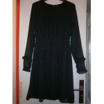 Robe noire double  pois vila clothes