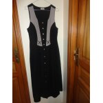 Robe noire et grise taille 40