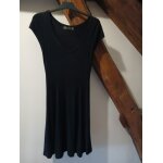 Robe noire longue femme taille s