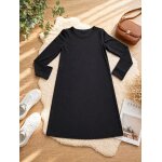 Robe noire manches longues kiabi � taille xs � neuve f5a4;