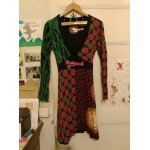 Robe noire motifs colors 42 xl desigual.