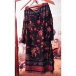 Robe noire motifs floraux colors 38 m desigual.