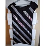 Robe noire  paillettes pimkie t. 40