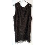 Robe noire avec s�quins - 4 xl