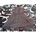 Robe noire tissaia strass taille 14 - 16 ans . .