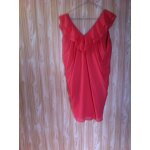 Robe orange h & m. taille. t. 36. 100 % polyester. double. fermeture  l'arrire par agrafes. trs bon ...