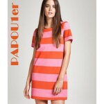 Robe orange / rose coton tout doux - h&m - t. m - neuve