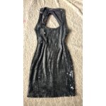Robe À paillette bershka dos nu très bon État taille m Robe À paillette bershka dos nu très bon État taille m