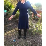 Robe patineuse lauren (ralph lauren) bleu roi t42 / 44