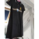 Robe polo sport noire ralph lauren femme fille taille s 34 / 36