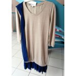 Robe pull beige maiwen taille 36 by monshowroom neuve avec tiquette