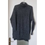 Robe pull col roule h&m gris foncé taille 34 xs Robe pull col roule h&m gris foncé taille 34 xs