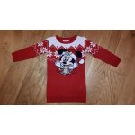 Robe pull rouge et blanche marque disney taille 4 ans