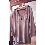 Robe pull verte claire boutons cousus colorés 40 l camaïeu. Robe pull verte claire boutons cousus colorés 40 l camaïeu.