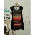 Robe raye colore 38 m desigual neuve.
