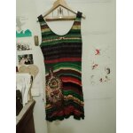 Robe ray�e multicolore 42 xl desigual.