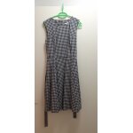 Robe r�tro vichy carreaux bleu