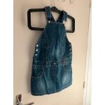 Robe salopette fille en jean tex kids - taille 8 ans