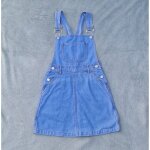 Robe salopette en jean vintage 90's 3 suisses 12 ans, tr�s bon �tat