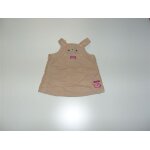 Robe salopette velours beige sergent major