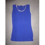 Robe sans manche polyamide bleue / dorée naf naf - 42 Robe sans manche polyamide bleue / dorée naf naf - 42