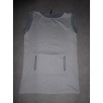 Robe sans manche en sweat gris pailleté naf naf - taille l Robe sans manche en sweat gris pailleté naf naf - taille l