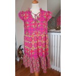 Robe shein rose et verte Robe shein rose et verte