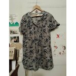 Robe en soie multicolore 42 xl la redoute cr�ation.