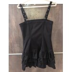 Robe soire courte noire