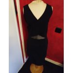 Robe de soire croise devant avec tulle transparent au niveau de la taille 38 - 40 - pimkie