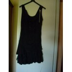 Robe de soire double  volants cache cache taille 40