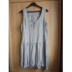 Robe neuve taille 48 gémo gris franges Robe neuve taille 48 gémo gris franges