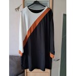 Robe neuve taille 54 - 56 noir blanc marron