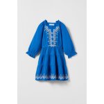 Robe � texture brod�e (zara)