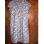 Robe tissaia grise imprim�e taille 10ans