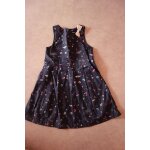 Robe tissu marine imprim  galaxie  kiabi - 4 ans