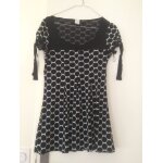 Robe / tunique glamour camaeu gros pois noir t 38