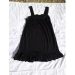 Robe / tunique  h&m  , noire,  bretelles, taille s